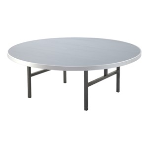 Alulite Round Aluminum Folding Table (72" Diameter)